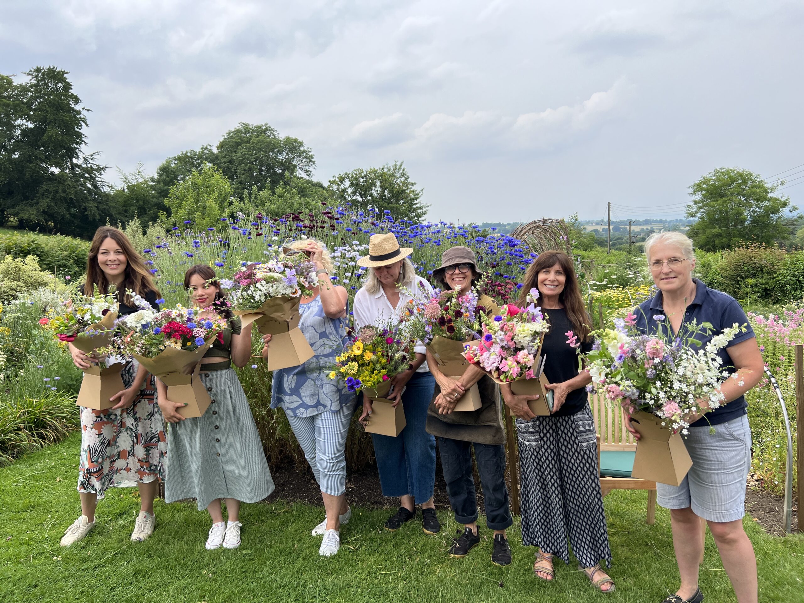 Garden to Vase Workshop at Cotswold Country Flowers