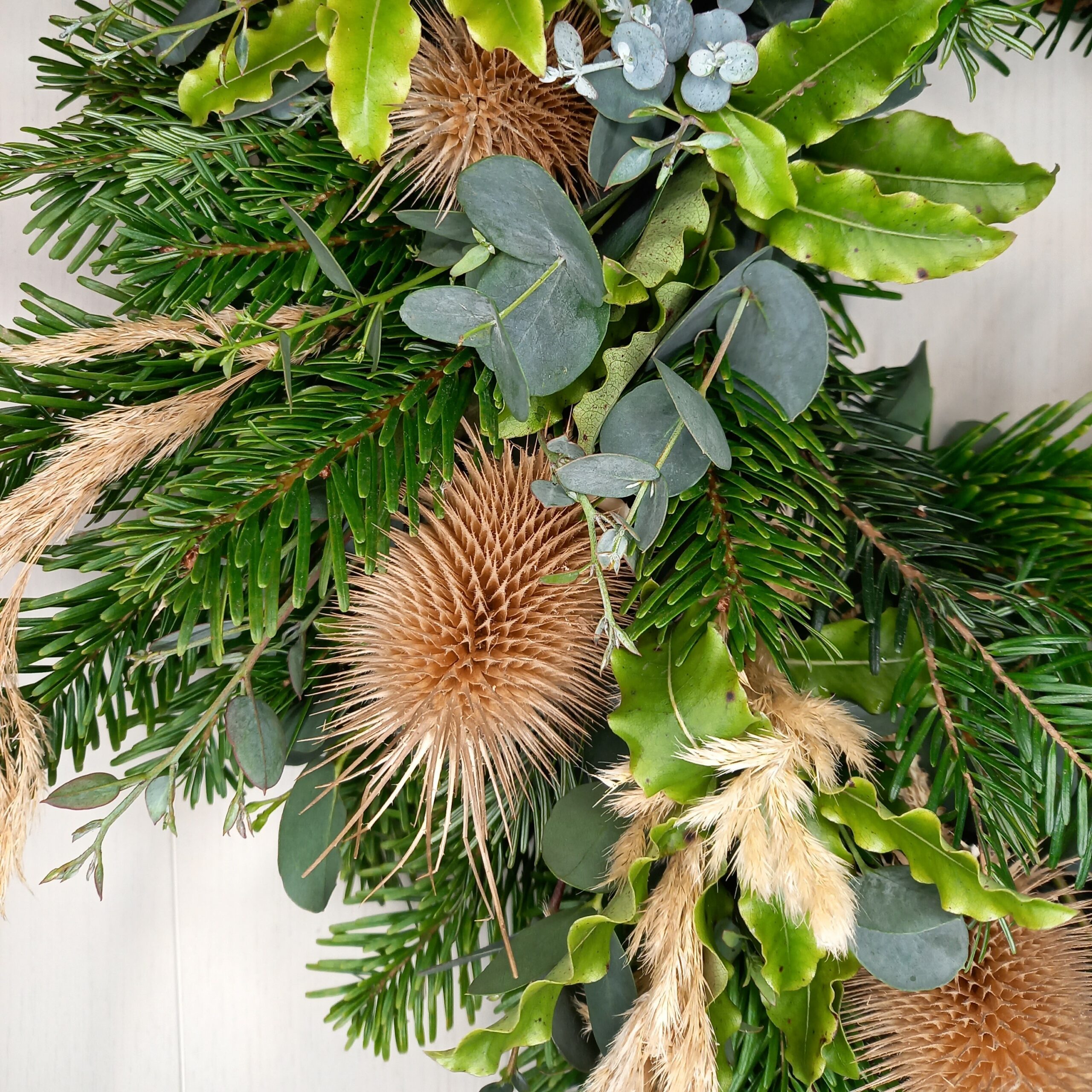 Christmas Wreath Workshop with Old Farmhouse Flowers Lincolnshire
