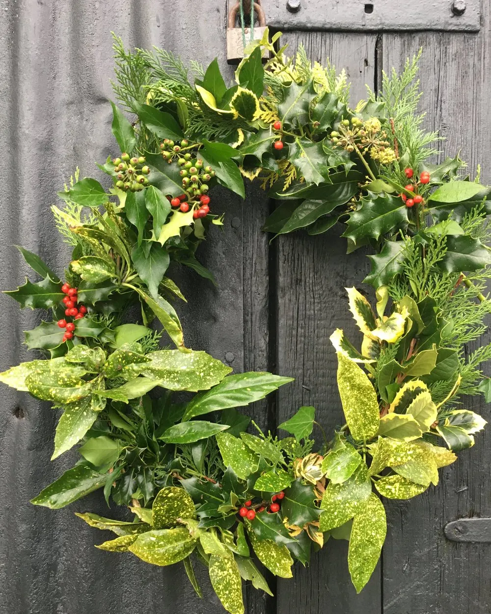 Christmas Wreath Workshop at Gingerly Green Flower Farm
